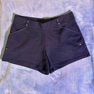 Ann Taylor LOFT Women's Navy Stretch Cotton Shorts